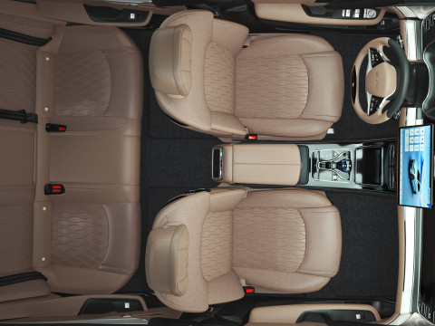 2025 BYD Han EV With Interior Model 3D