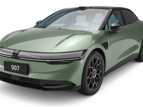 2025 Zeekr 007 With Interior Modelo 3D