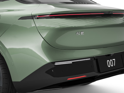 2025 Zeekr 007 With Interior 3Dモデル