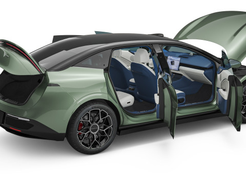 2025 Zeekr 007 With Interior 3Dモデル