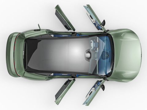2025 Zeekr 007 With Interior 3Dモデル