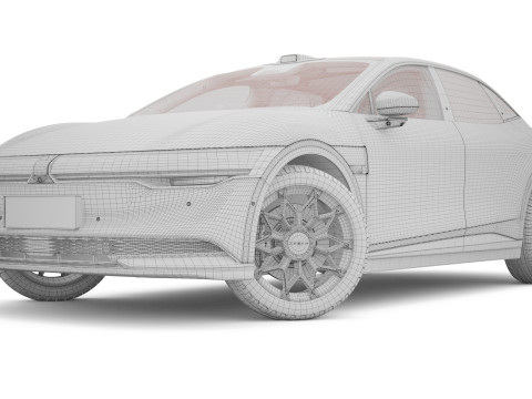 2025 Zeekr 007 With Interior 3Dモデル
