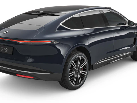 2025 Nio ET9 With Interior 3D Model
