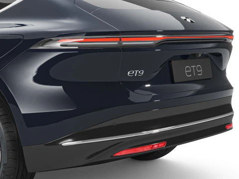 2025 Nio ET9 With Interior 3D Model