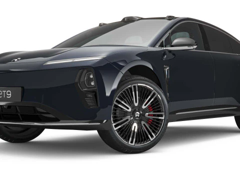 2025 Nio ET9 With Interior 3D Model