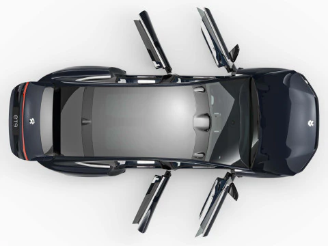 2025 Nio ET9 With Interior 3D Model
