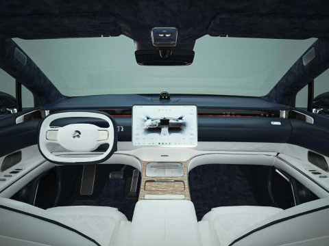 2025 Nio ET9 With Interior 3D Model