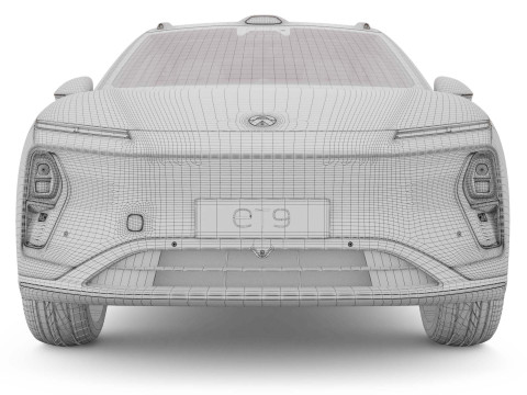 2025 Nio ET9 With Interior 3D 模型