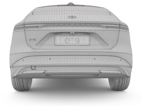 2025 Nio ET9 With Interior 3D 模型