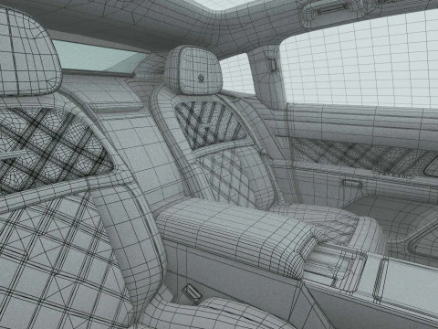 2025 Nio ET9 With Interior 3D Model