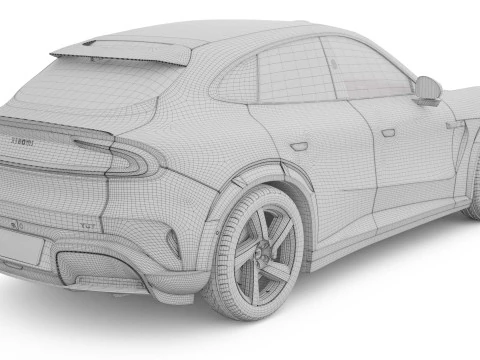 2025 Xiaomi YU7 3D Model