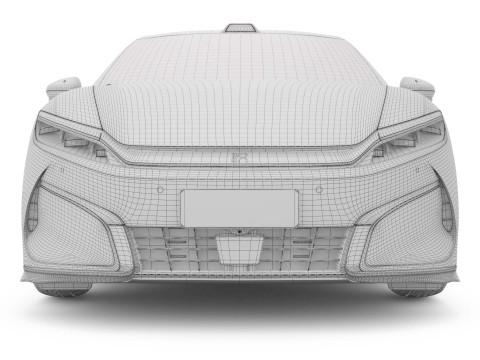 2025 BYD Han L EV 3D 모델