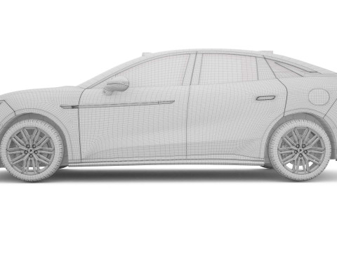 2025 BYD Han L EV 3D 모델