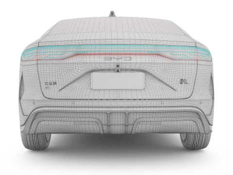 2025 BYD Han L EV 3D Model