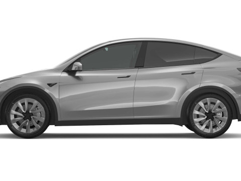 2025 Tesla New Model Y With Two Style Rims 3D Модель