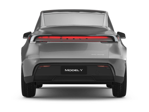 2025 Tesla New Model Y With Two Style Rims 3D Модель