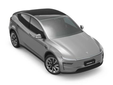 2025 Tesla New Model Y With Two Style Rims 3D Model