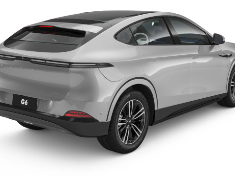 2025 Xpeng G6 With Interior 3D 模型