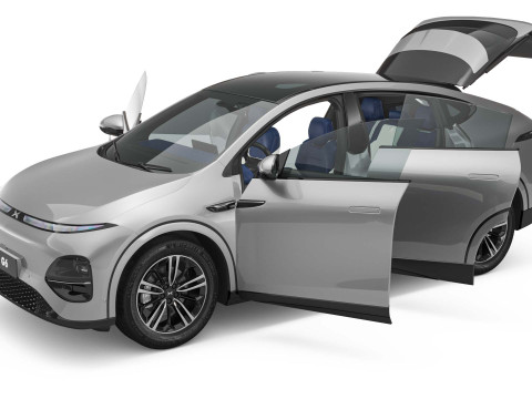 2025 Xpeng G6 With Interior 3D 模型