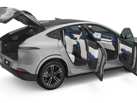 2025 Xpeng G6 With Interior 3D 模型