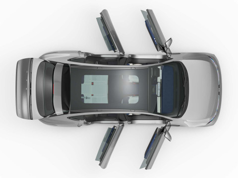 2025 Xpeng G6 With Interior 3D 模型