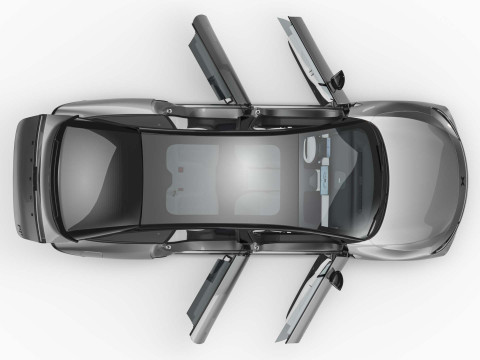 2025 Xpeng P7 Plus With Interior 3D 模型