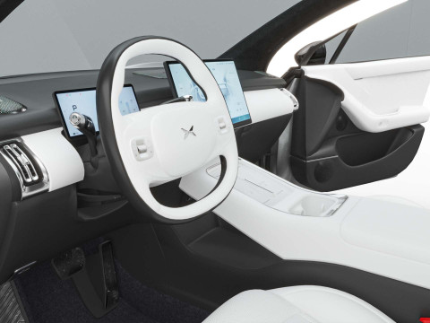 2025 Xpeng P7 Plus With Interior 3D 模型