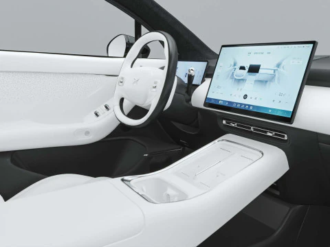 2025 Xpeng P7 Plus With Interior 3D Model