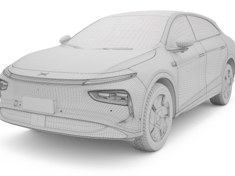 2025 Xpeng G7 3D Model