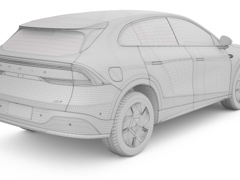 2025 Xpeng G7 3D Model