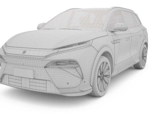 2025 BYD Tang L 3D Модель