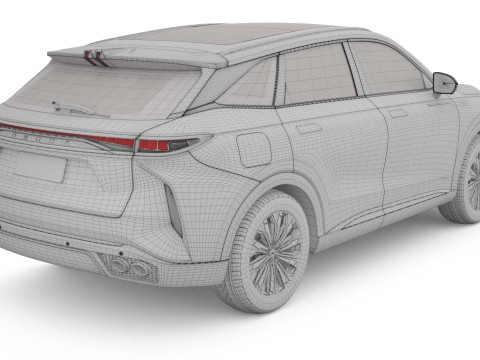 2025 Chery Omoda C9 Modelo 3D