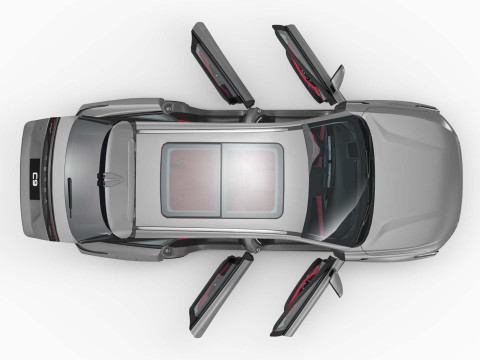 2025 Chery Omoda C9 With Interior Model 3D