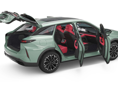 2025 Chery Exeed RX With Interior Model 3D