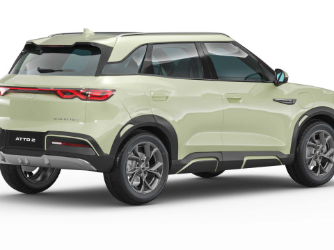2025 BYD Atto 2 With Interior 3Dモデル