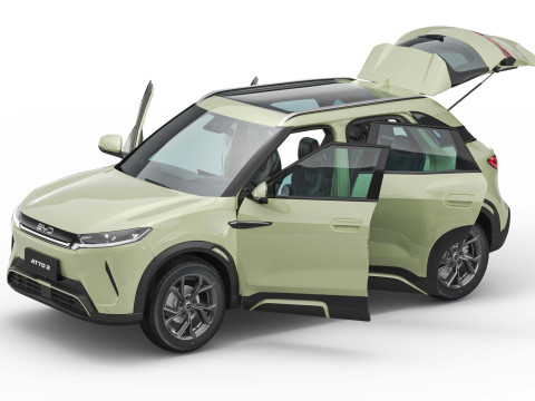 2025 BYD Atto 2 With Interior 3Dモデル