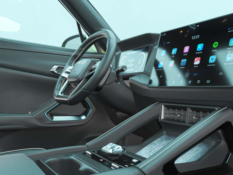 2025 BYD Atto 2 With Interior 3Dモデル