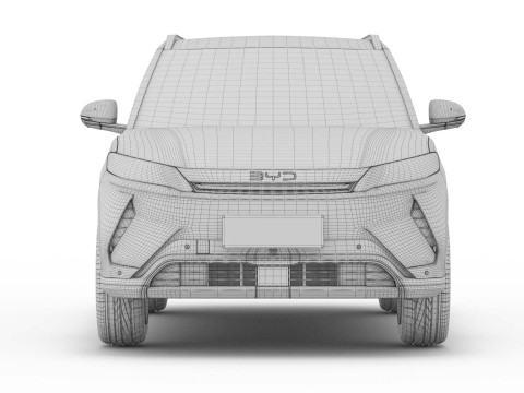 2025 BYD Atto 2 With Interior 3Dモデル