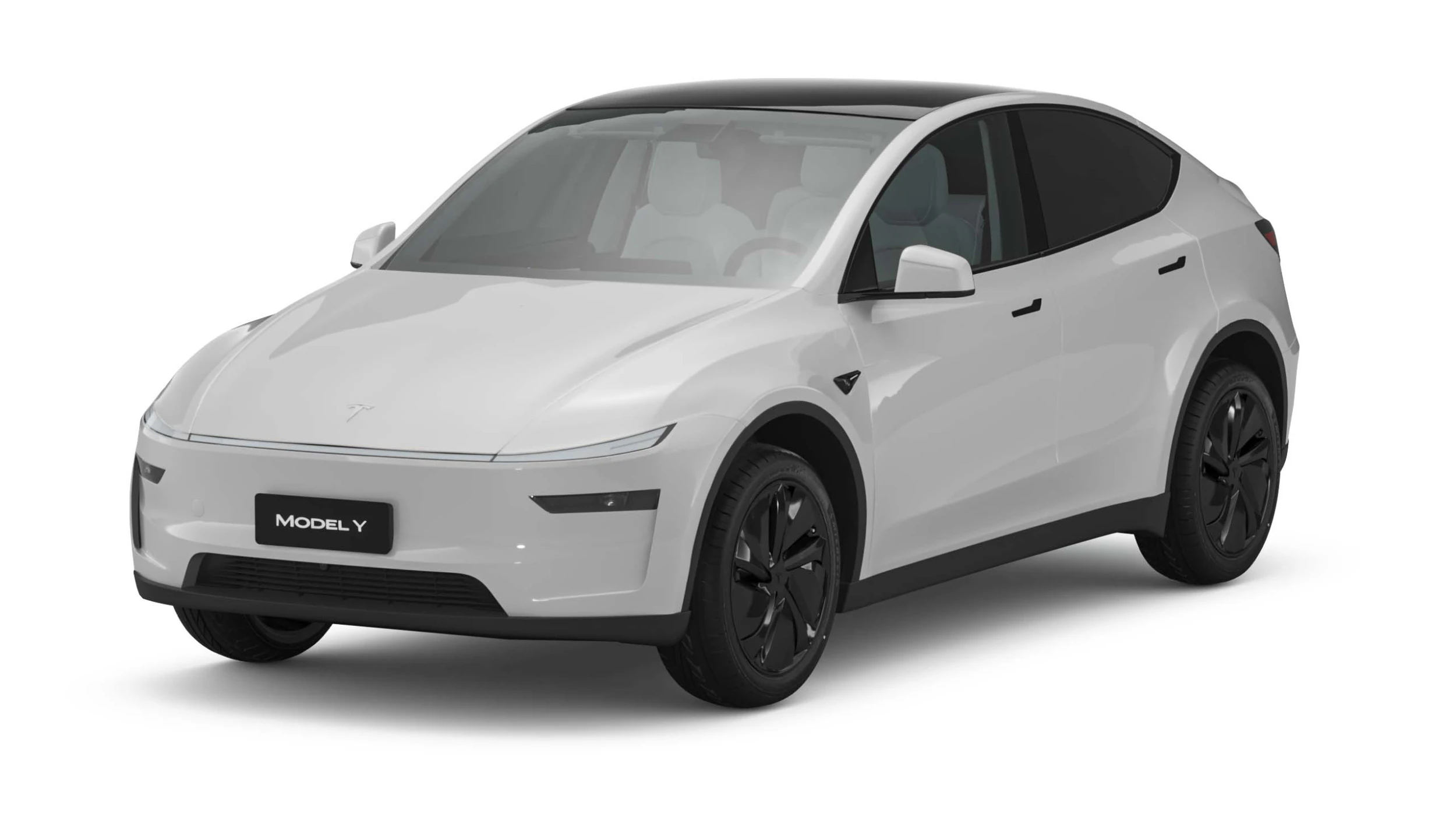 2025 Tesla New Model Y With Interior Include Two Style Rims 3D Model .c4d .max .obj .3ds .fbx .stl .blend 