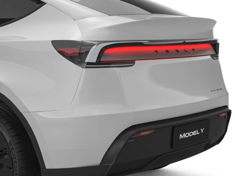 2025 Tesla New Model Y With Interior Include Two Style Rims 3Dモデル