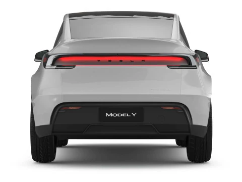 2025 Tesla New Model Y With Interior Include Two Style Rims 3D Model