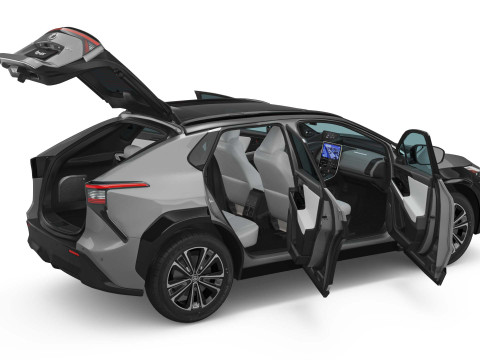 2025 Toyota bZ4X with Interior 3Dモデル