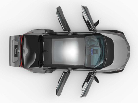 2025 Toyota bZ4X with Interior 3Dモデル