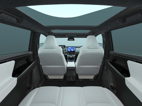 2025 Toyota bZ4X with Interior 3Dモデル