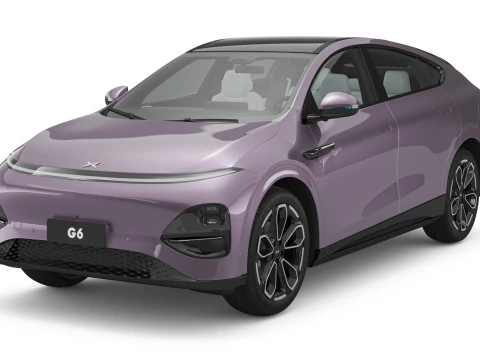 2026 Xpeng G6 con interni Modello 3D