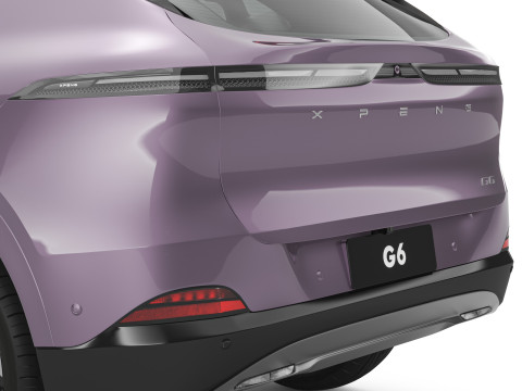 2026 Xpeng G6 With Interior 3D 模型