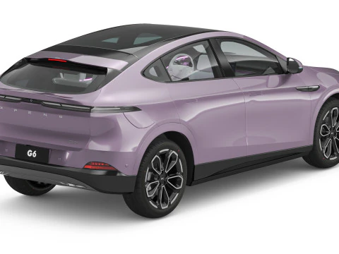 2026 Xpeng G6 With Interior 3D Model