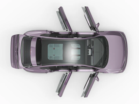 2026 Xpeng G6 With Interior 3D Model
