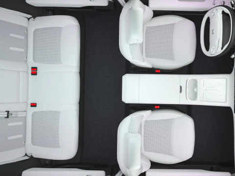 2026 Xpeng G6 With Interior 3D Model