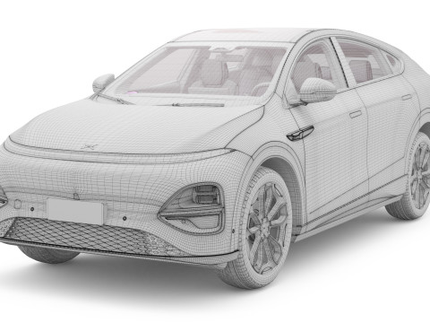 2026 Xpeng G6 With Interior 3D 模型